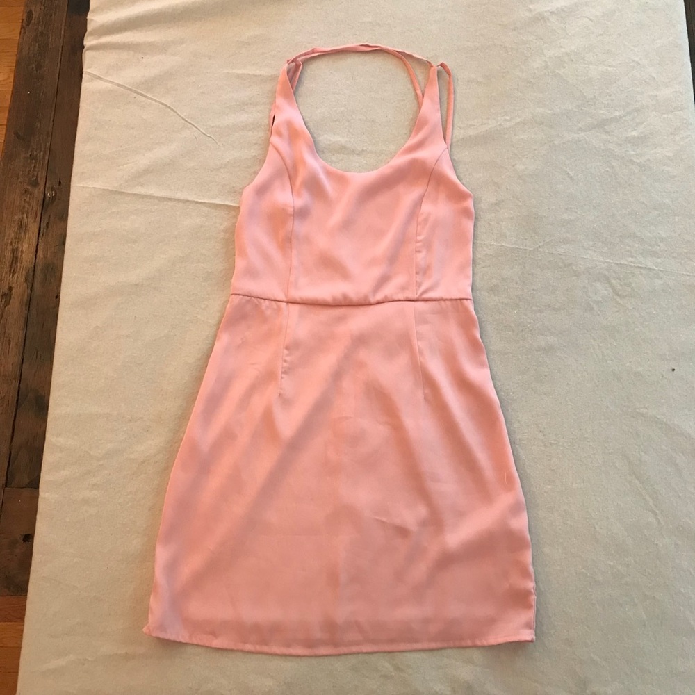 Pink tobi dress with strappy back